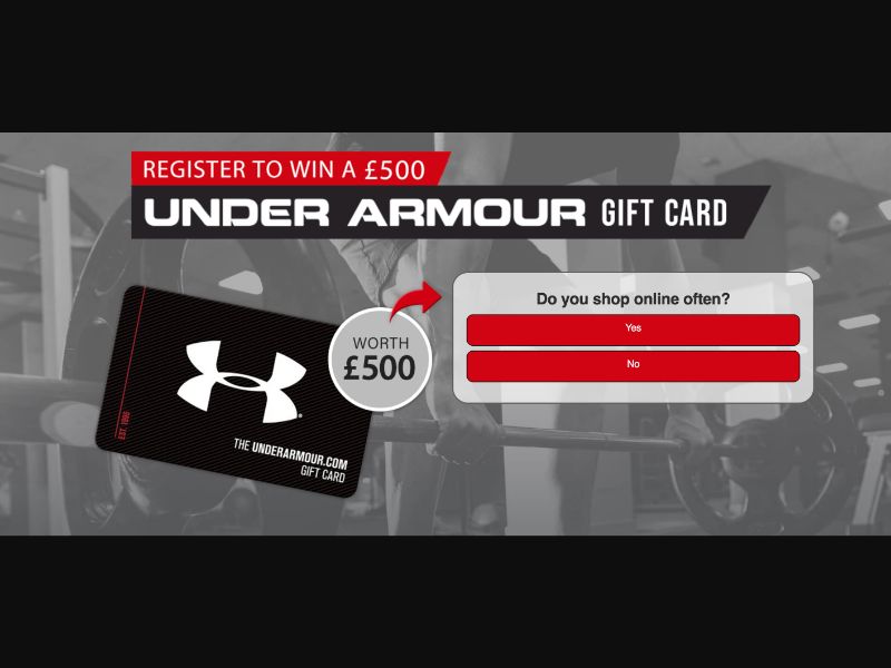 UK - Quiztionnaire - Under Armour - (CPL)