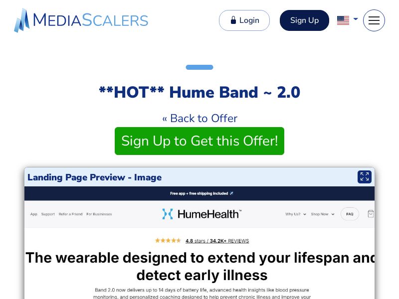 Hume Band ~ 2.0 [US, DE, CA, AU, UK, FR, ZA, +197 More]