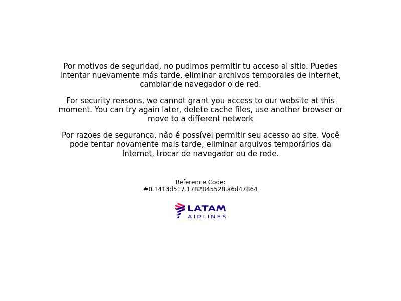 [WEB+MOB] LATAM Airlines /US - Revshare 1.36%