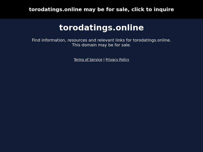 ToroDate - Tier 1 - SOI