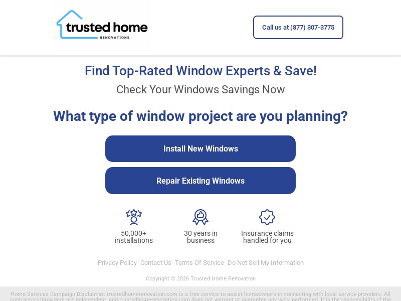 Trusted Home Renovations - Windows - Revshare | US