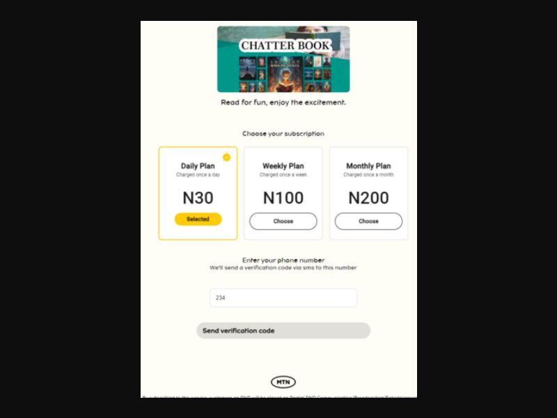 [MOB] Chatter Book /NG [MTN] 2 Click [billable]