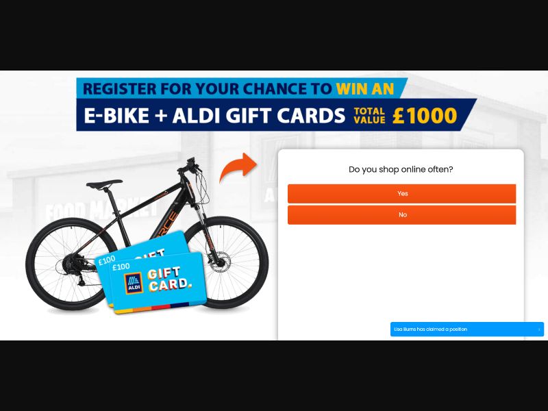 UK - Quiztionnaire - Aldi_Ebike - (CPL)
