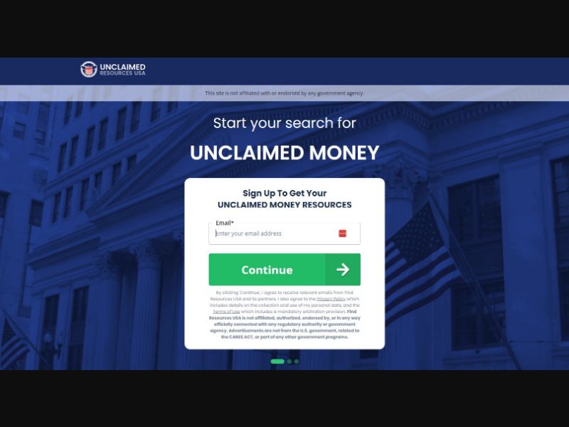 FindResourcesUSA - Start your search for Unclaimed Money! - US