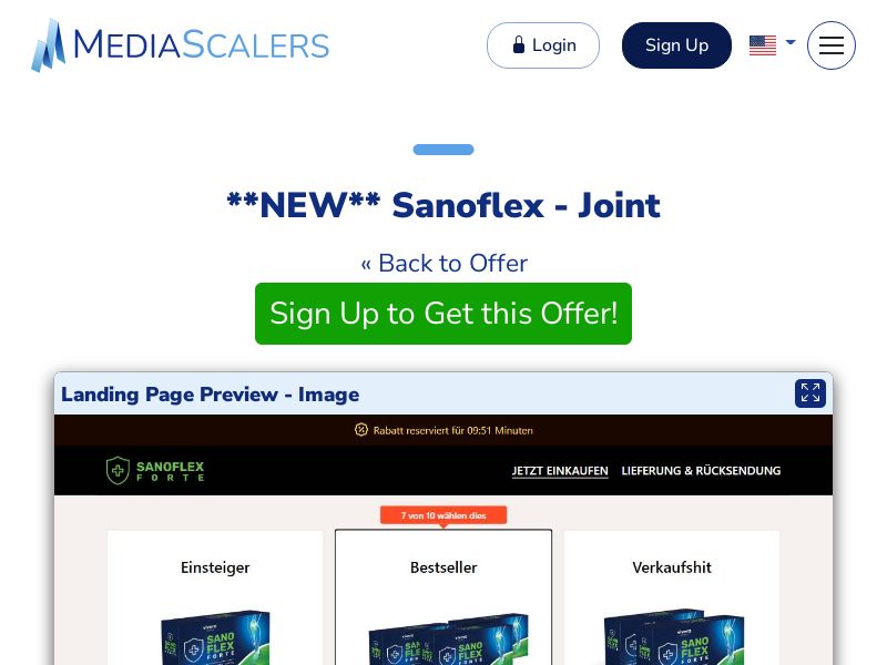Sanoflex - Joint {+DTC} (Event Tracking) [DE, CH]