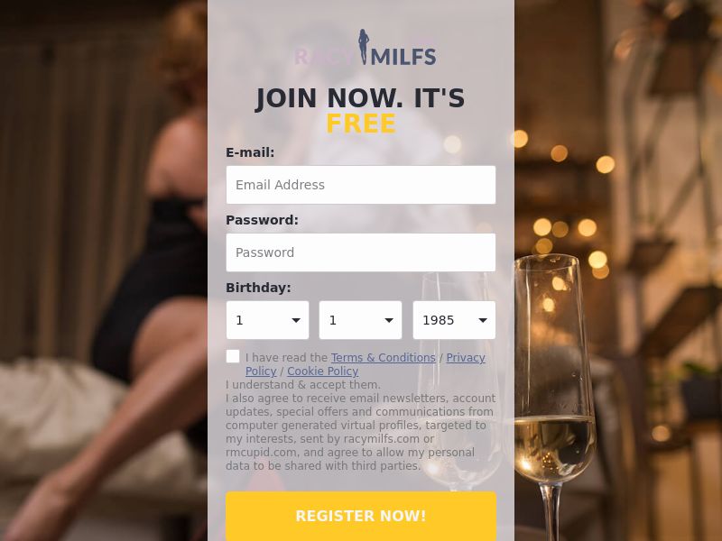RacyMilfs US UK AU CA NZ IE DOI WEB + MOB
