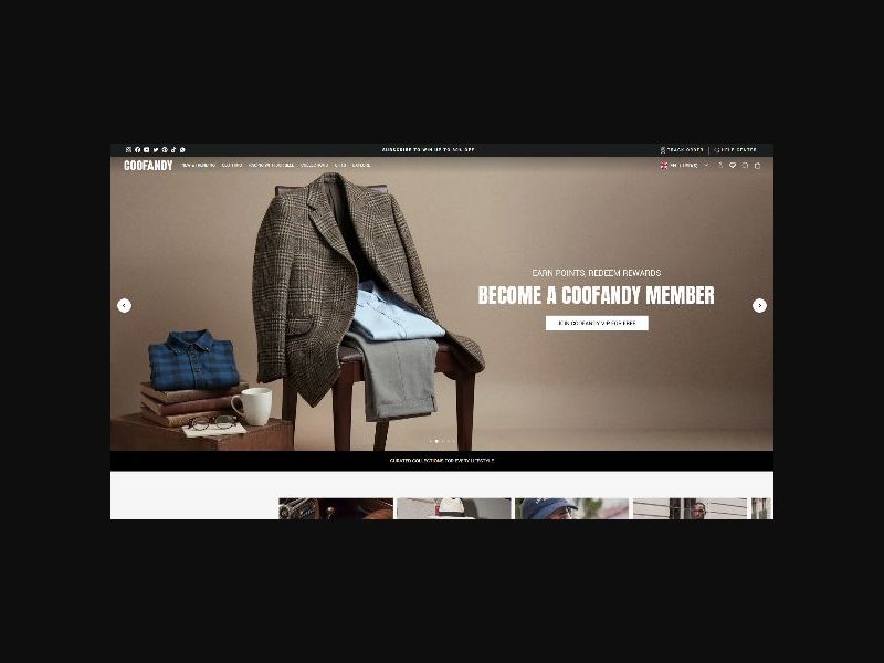 Coofandy - Men's Fashion - RevShare (US,CA,UK + more)