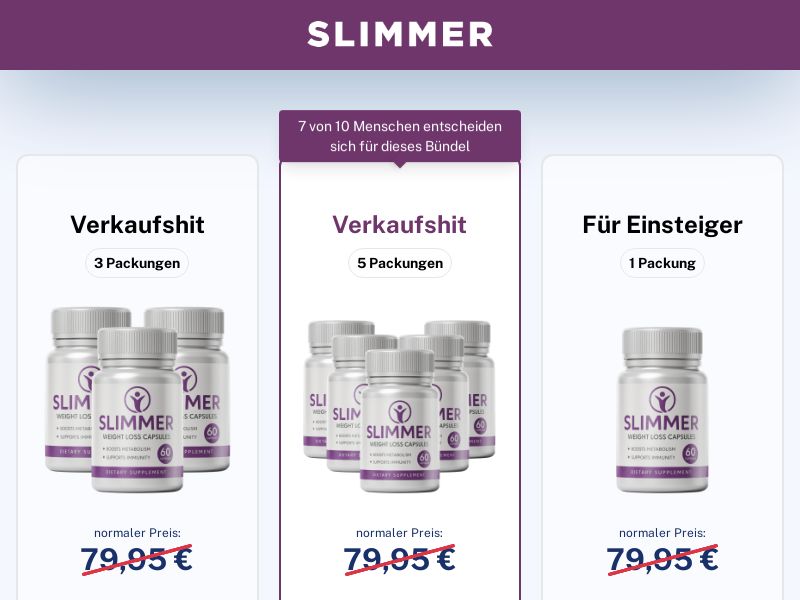 Slimmer | D2C | DE & AT | High Pricing