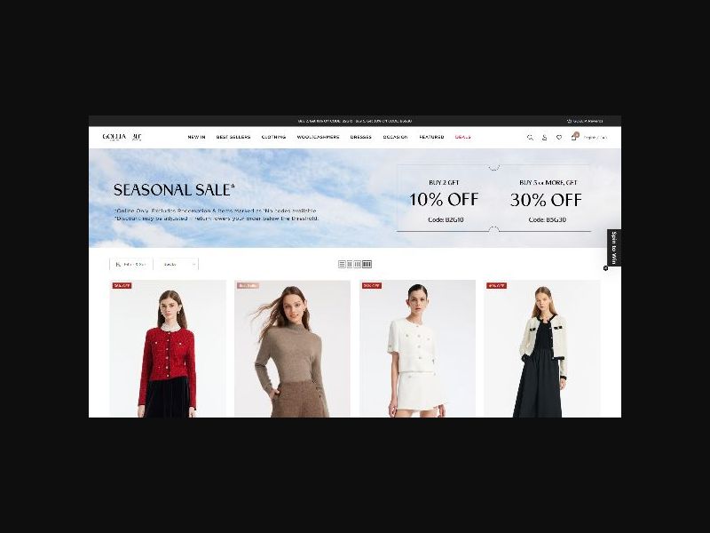 Goelia - Women's Fashion - RevShare (US,CA,UK +more)