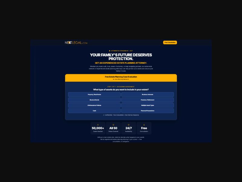 NextLegal.com - Estate Services - RevShare (US)