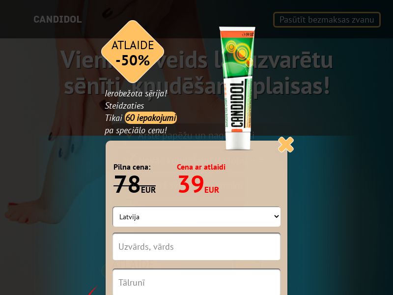 Candidol LV - antifungal solution