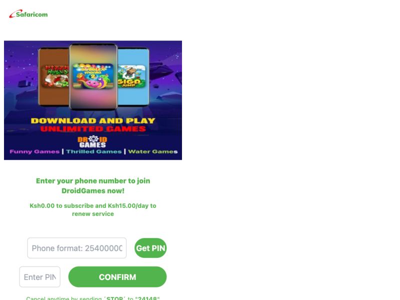 Droid Games Safaricom