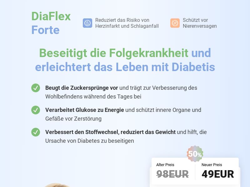 Diaflex Forte 49 EUR [DE] - SUGAR CONTROL SUPPLEMENT