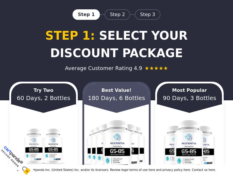 GS-85 Blood Sugar SS - US/CA/UK/IE/AU/NZ