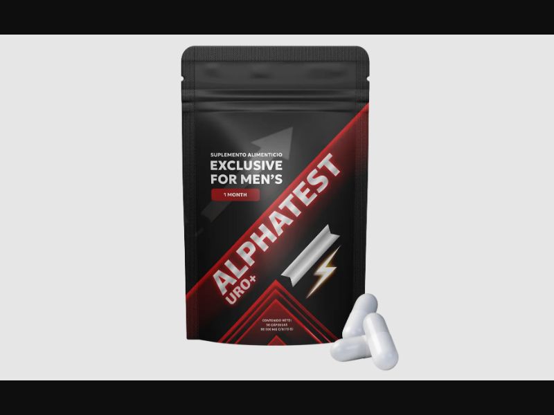 Capsules for prostatitis Alphatest Uro+