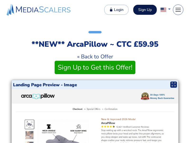 ArcaPillow ~ CTC £59.95 {+DTC} [UK]