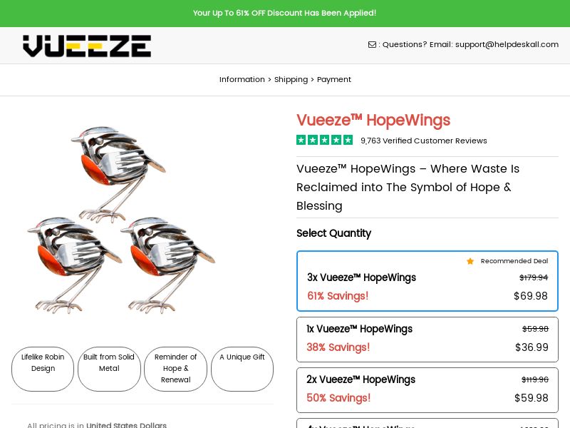 Vueeze HopeWings SS - US/UK/CA/AU