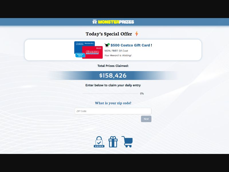 MonsterPrizes - $500 Costco Gift Card - US