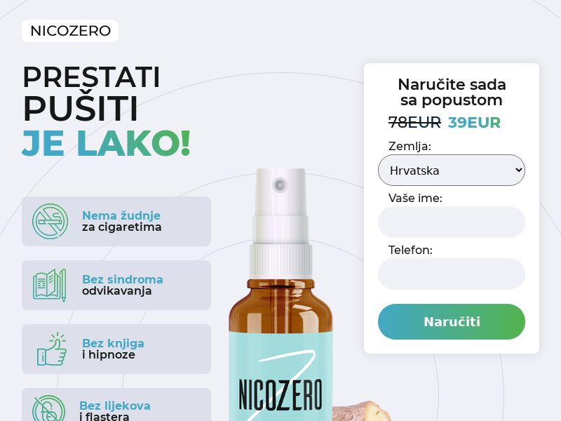 NicoZero HR - treatment for smoking