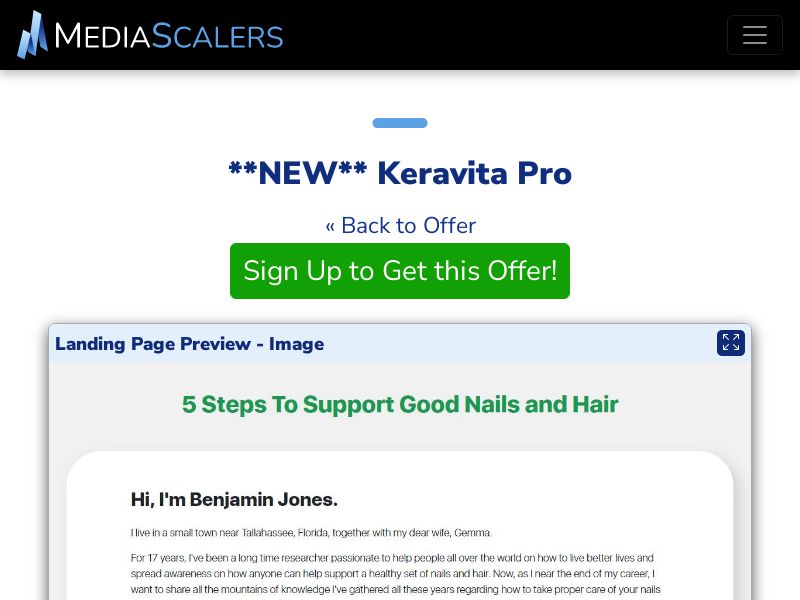 Keravita Pro {+VSL, TSL, DTC} [US, CA, AU, UK, NZ, IE]
