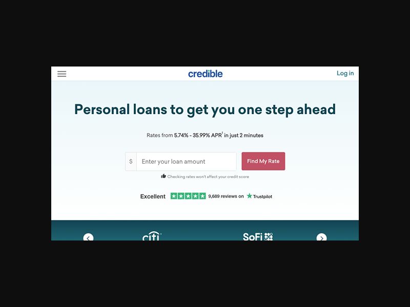 Credible Loans - Personal Loans - RevShare (US)