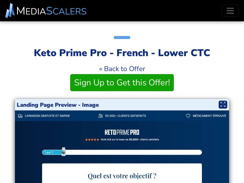 Keto Prime Pro - French - Lower CTC (Event Tracking) [FR, BE]