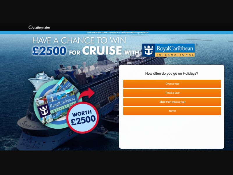 NL - NectarContests - Royal Caribbean Giftcard - (CPL)