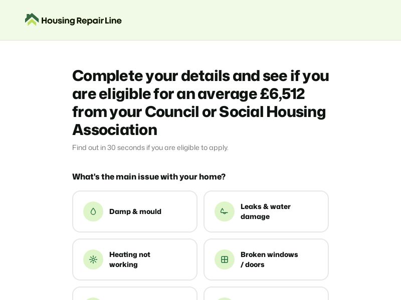 Housing Repair Line - HDR CPL [UK]