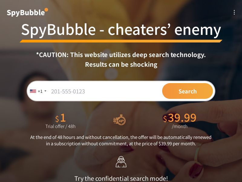 [WEB+WAP] - Spybubblepro.com One Day Trial - CPA - Global - |DIRECT|