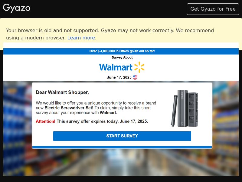 US - Walmart | Electric Screwdriver Set-CC submit-Revshare