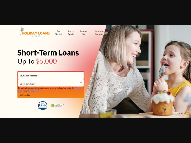[WEB+MOB] Holiday Loans USA (up to $5,000) /US RevShare [Approval Required]