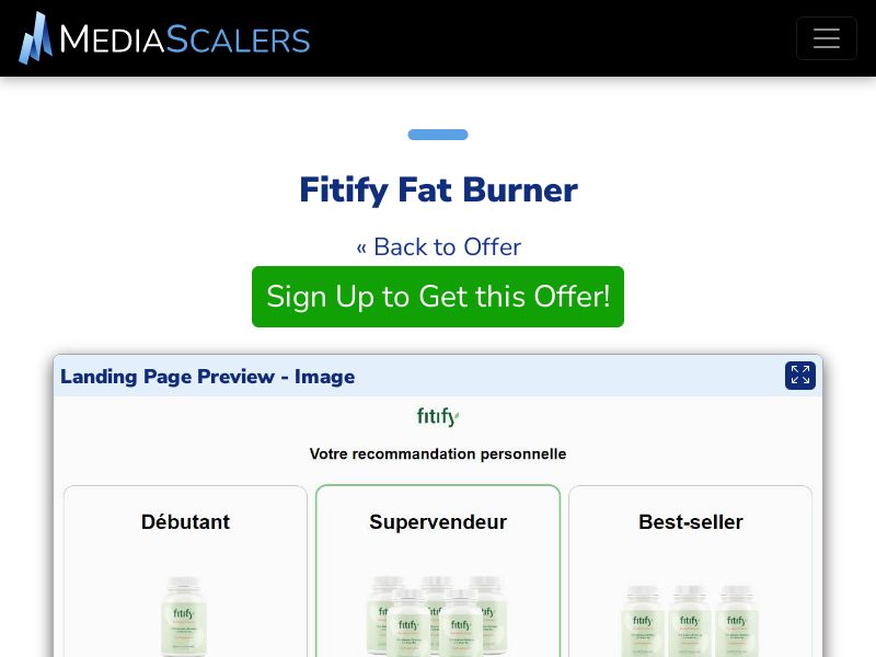 Fitify Fat Burner {+DTC} [FR]