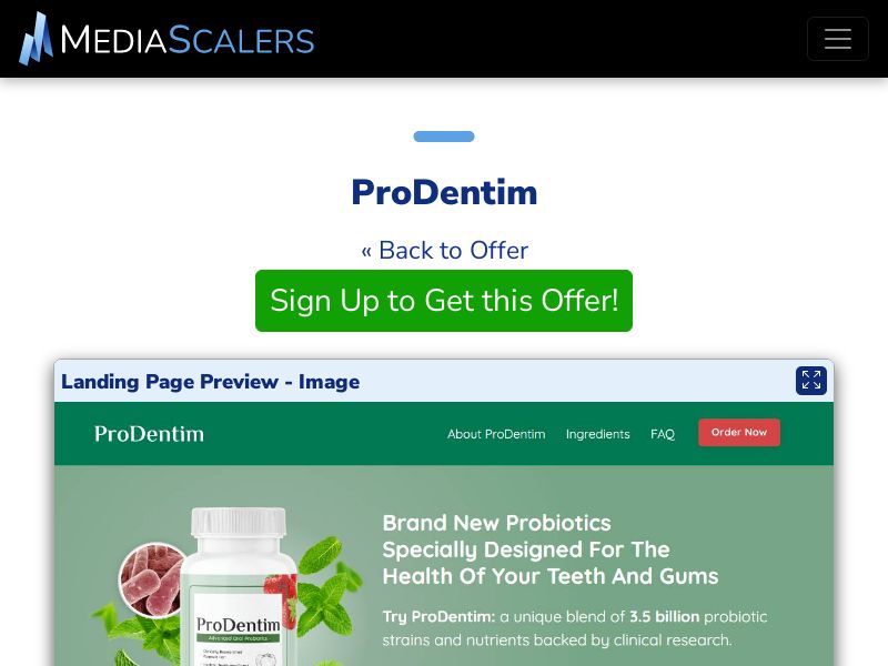 ProDentim {+DTC, TSL, VSL} [US, CA, AU, UK, NZ, IE]