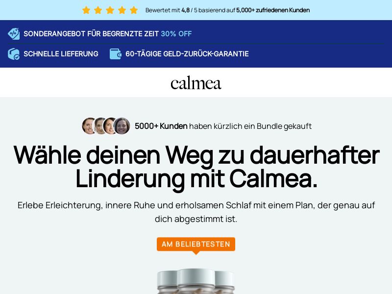 ! NEW OFFER - Calmea CBD - DTC [DE,AT,CH] (Banner,Native,Social,Search,SEO,Brand Bidding) - CPA