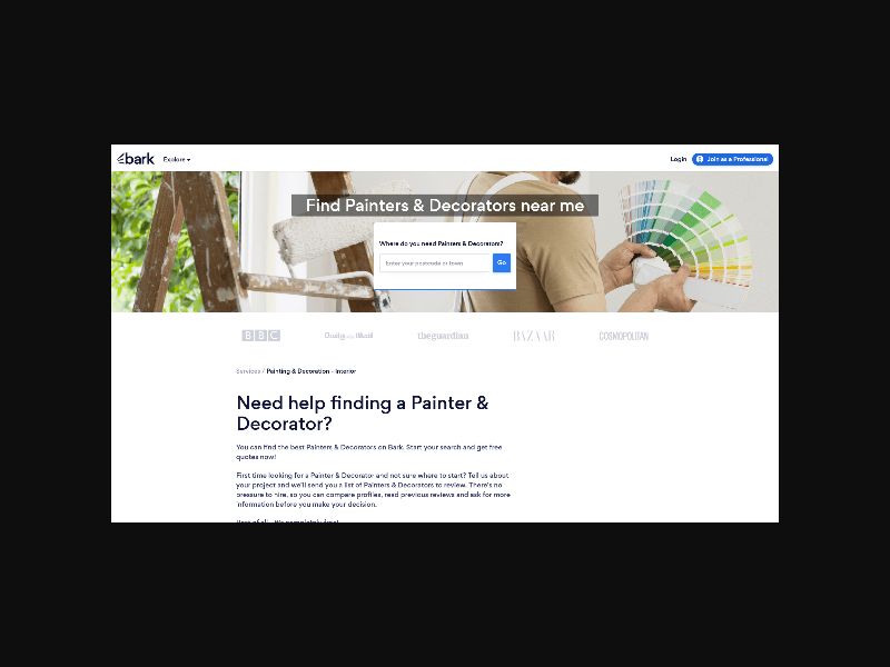 Bark.com - Hire Interior Painters & Decorators - CPL (US)