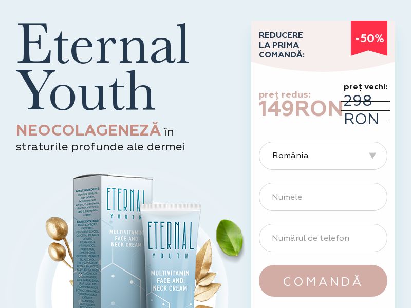 Eternal Youth 149 RON - REJUVENATING CREAM HOLD