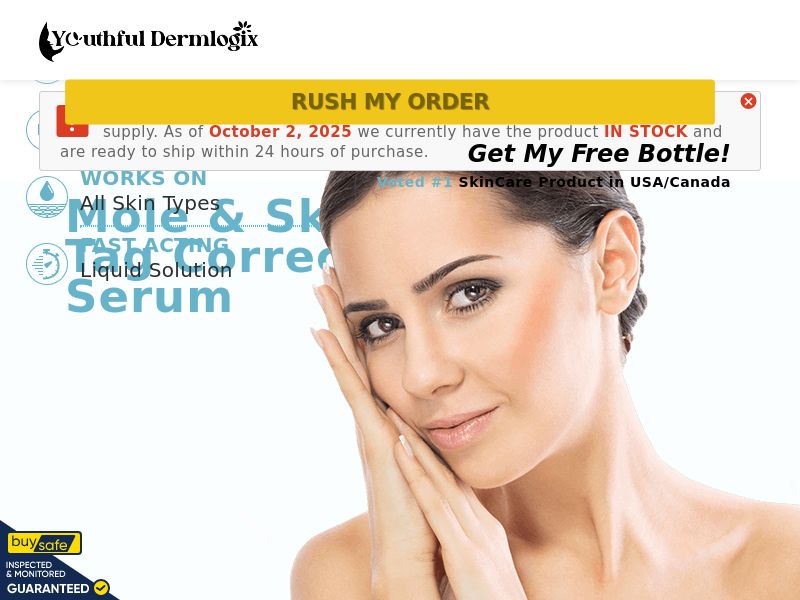 Youthful Dermlogix Skin Tag Remover SS - US