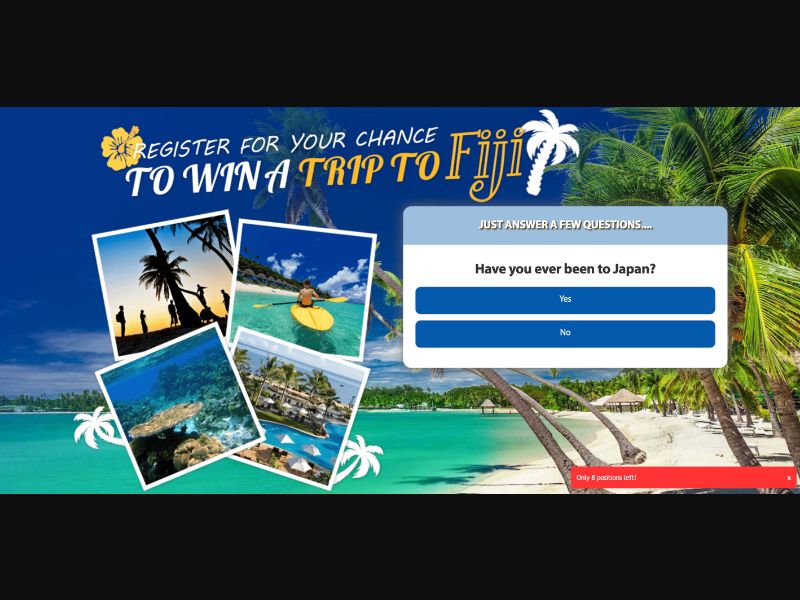 NZ - Quiztionnaire - Trip Fiji - (CPL)