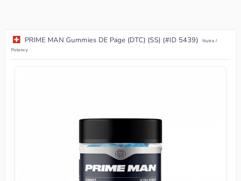 PRIME MAN Gummies DE Page (DTC) (SS)