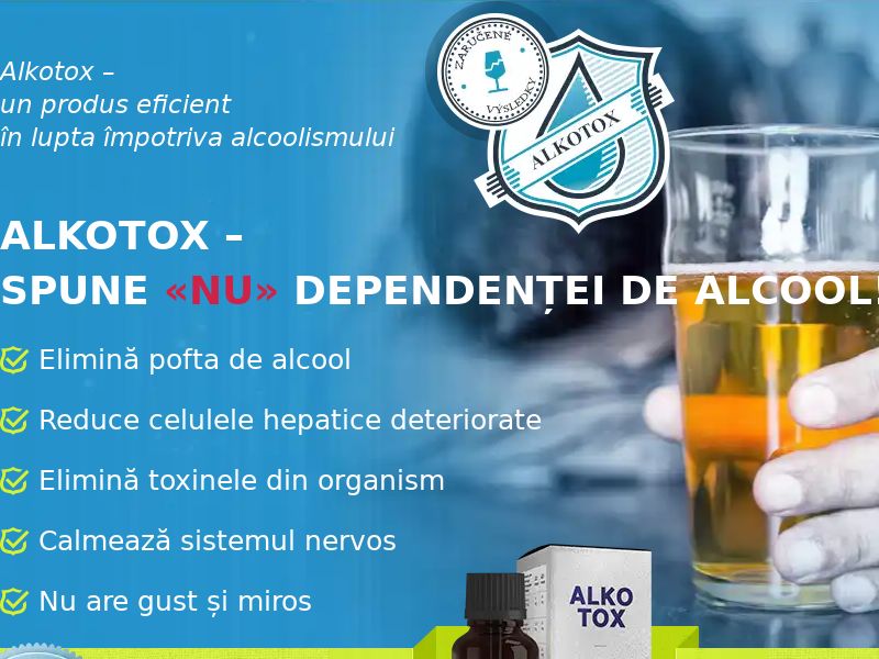 ALKOTOX RO - alcoholism treatment product