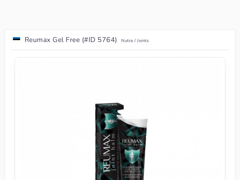Reumax Gel Free
