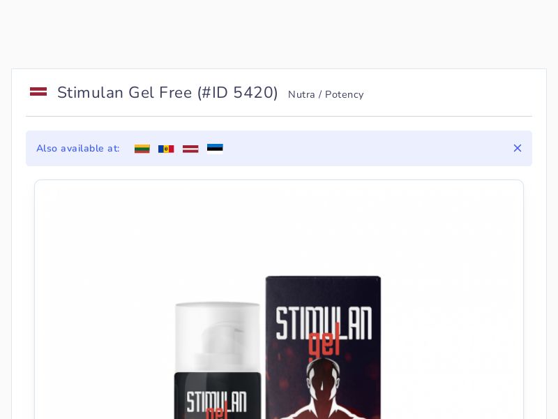 Stimulan Gel Free