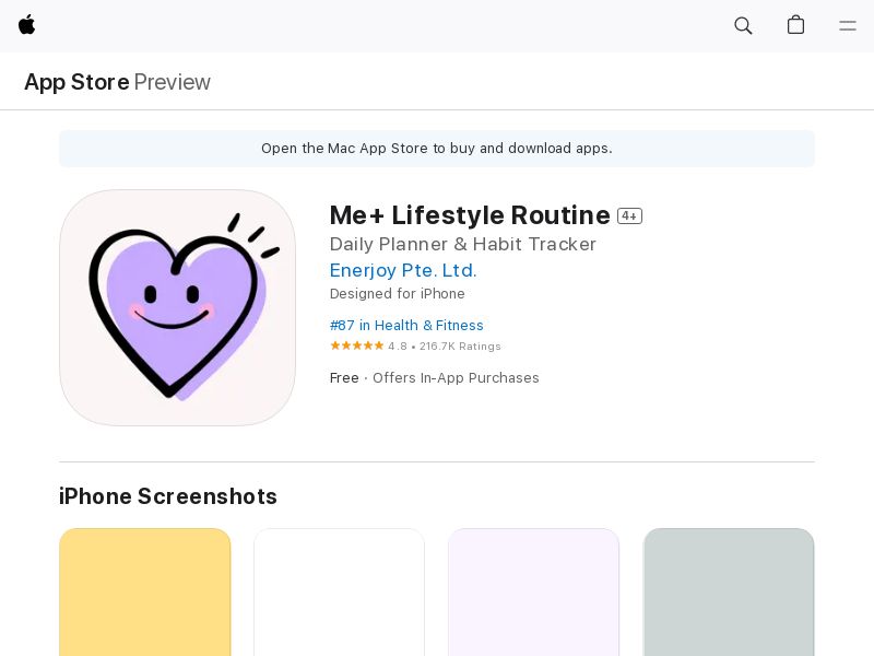 Me+ Daily Routine Planner - SG