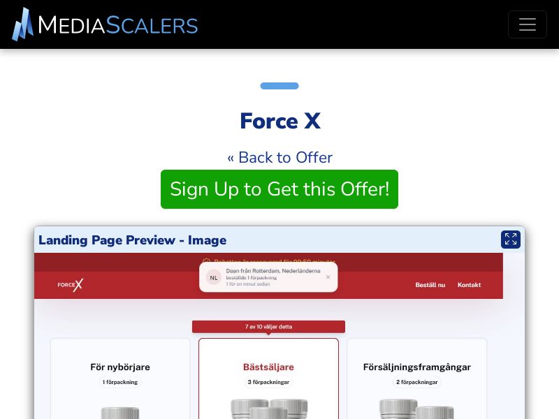 Force X {+DTC, Alt-Landers} (Event Tracking) [DK]