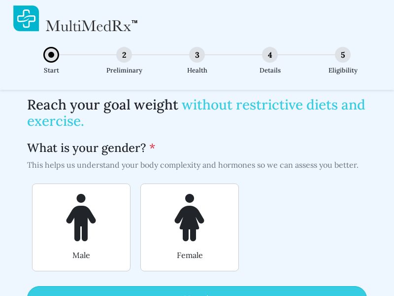 MultiMed GLP-1 - Weight Loss - Quiz - CPS | US