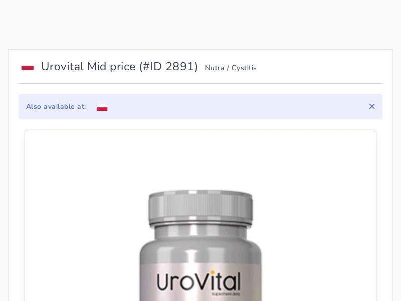 Urovital Mid price