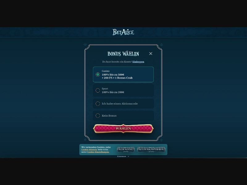 BetAlice CPL [DE,ES,IT]