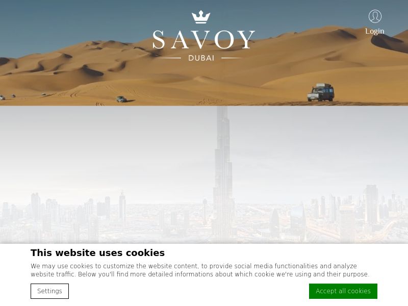Savoydubai.com Travel CPS - Worldwide** (GC)