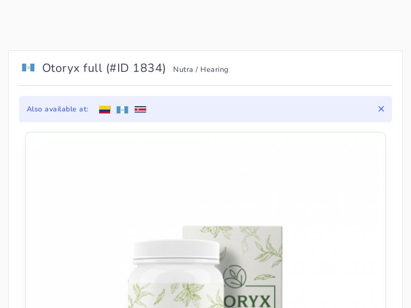 Otoryx full