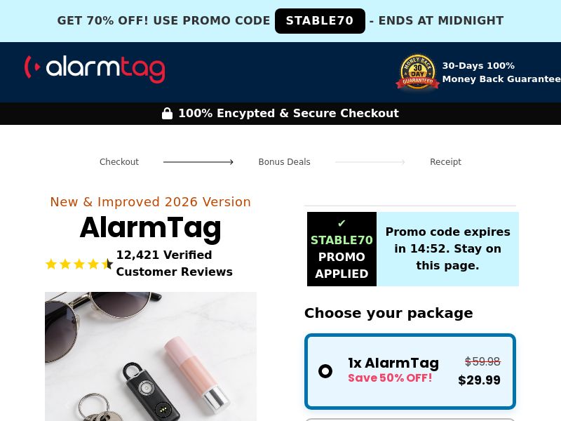 AlarmTag SS - US
